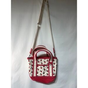 Cute Cherry Canvas Crossbody Bag Tote‎ Purse Kawaii Style Summer Fun